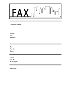 Free Fax Cover Sheets & Templates - MyFax