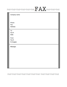 Free Fax Cover Sheets & Templates - MyFax